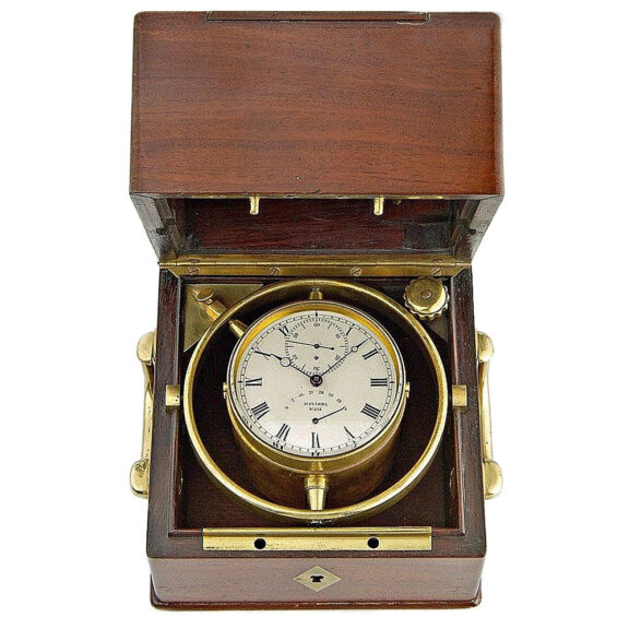 French deck watch with 49h power reserve indicator Circa 1840