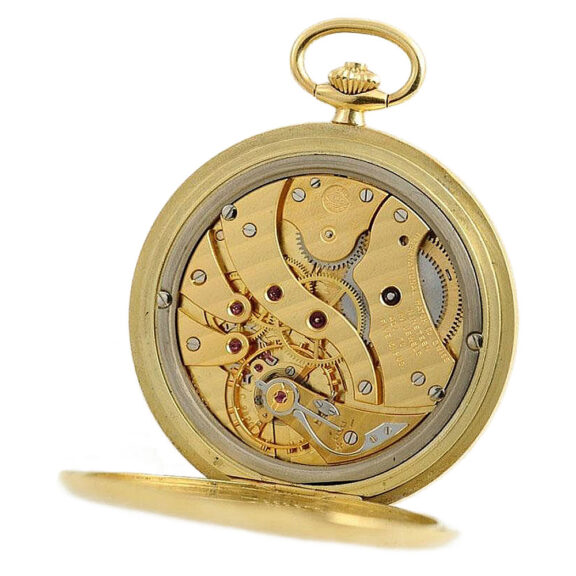 Swiss 18K gold Probus-Scafusia pocket watch Circa 1980 Swiss 18K gold Probus-Scafusia pocket watch Circa 1980