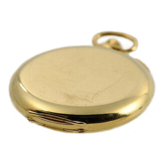 Swiss 18K gold Probus-Scafusia pocket watch Circa 1980