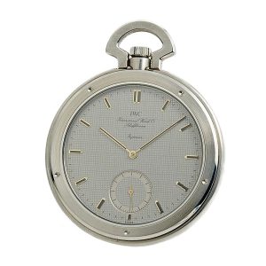Swiss Schaffhausen steel pocket watch Circa 1986