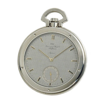 Swiss Schaffhausen steel pocket watch Circa 1986