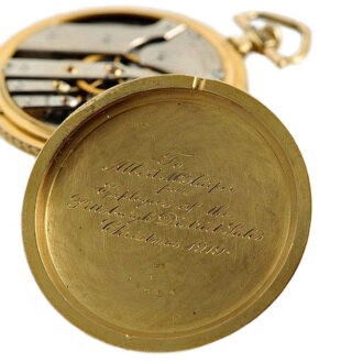 Swiss gold Schaffhausen gentleman's pocket watch Circa 1919