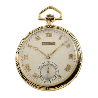 Swiss gold Schaffhausen gentleman's pocket watch Circa 1919