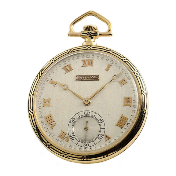 Swiss gold Schaffhausen gentleman's pocket watch Circa 1919
