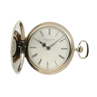 Swiss rare Geneva 18K white gold pocket watch Circa 1972