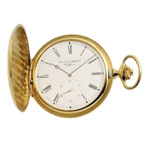 Swiss 18K gold Schaffhausen IWC pocket watch Circa 1980