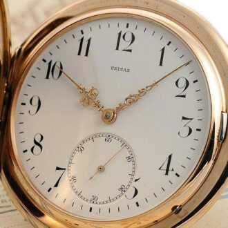 Swiss Schaffhausen pocket watch with original box Circa 1906