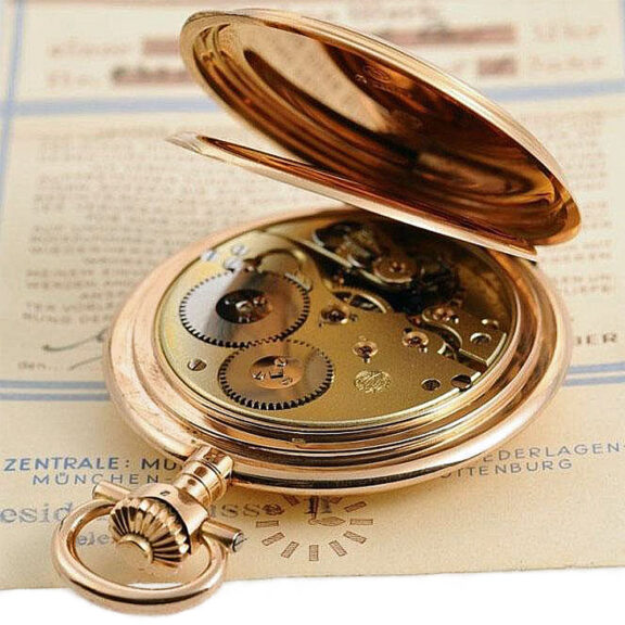 Swiss Schaffhausen pocket watch with original box Circa 1906 Swiss Schaffhausen pocket watch with original box Circa 1906