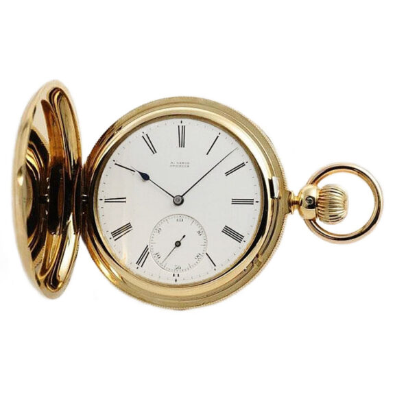 German gold cased pocket watch in quality 1A Circa 1870