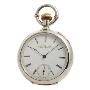 Swiss rare IWC gentleman's pocket watch in quality S Circa 1886