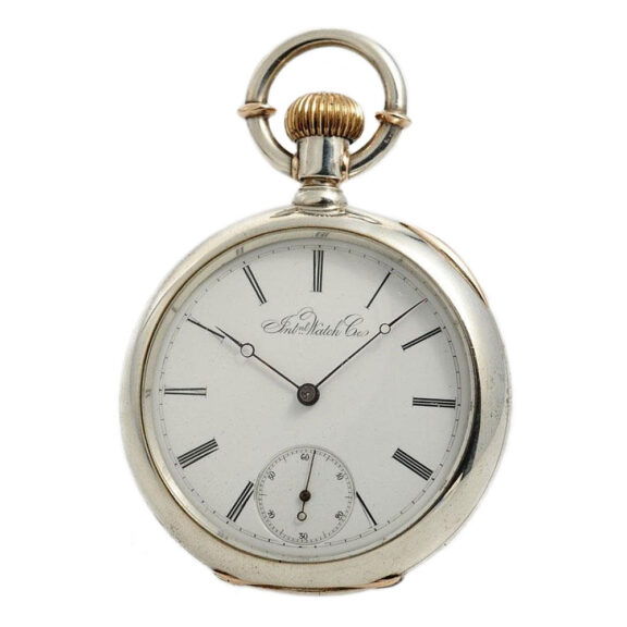 Swiss rare IWC gentleman's pocket watch in quality S Circa 1886