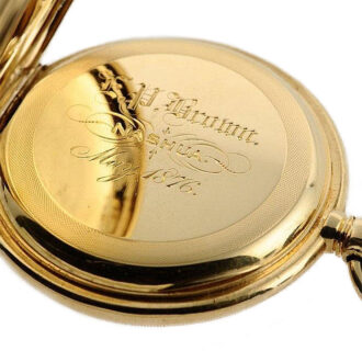 Swiss rare IWC Schaffhausen calibre Jones watch Circa 1875