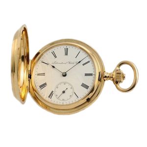 Swiss rare IWC Schaffhausen calibre 59 pocket watch Circa 1895