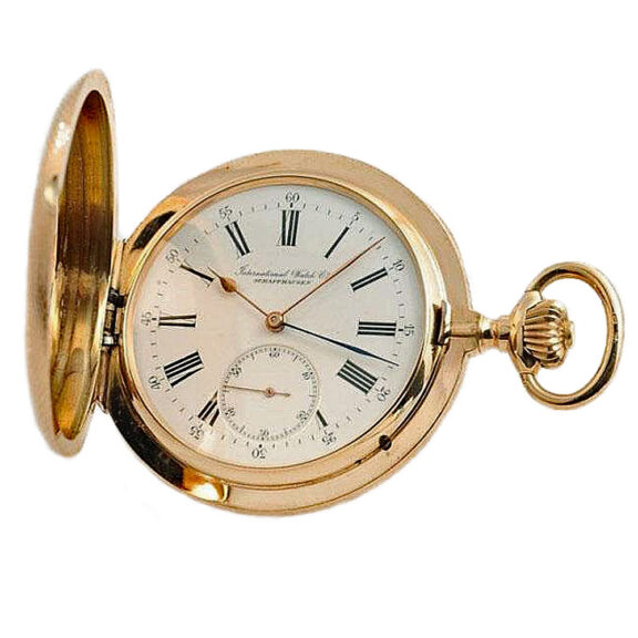 Swiss rose gold Probus-Scafusia pocket watch Circa 1906