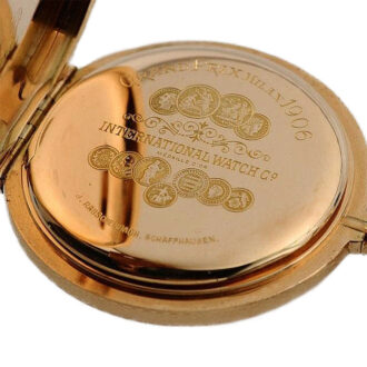 Swiss rose gold Probus-Scafusia pocket watch Circa 1906