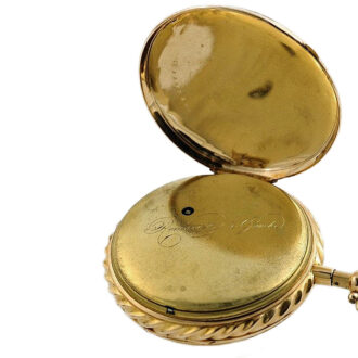Swiss repeating watch with 3 jaquemarts and carillon Circa 1820