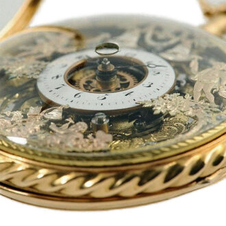 Swiss repeating watch with 3 jaquemarts and carillon Circa 1820