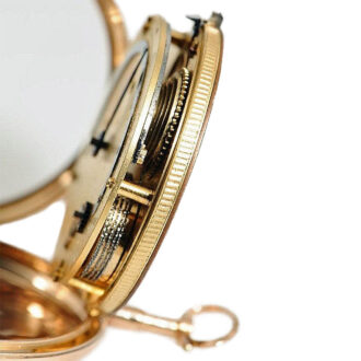 Swiss unusual pocket watch with eccentric dial Circa 1820