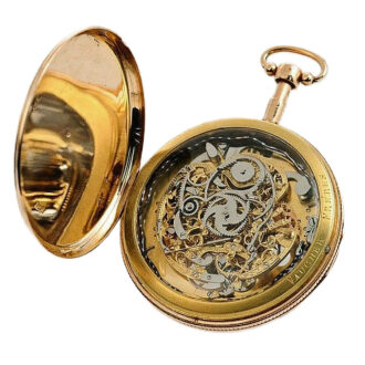 Swiss extremely rare skeletonized repeating watch Circa 1815