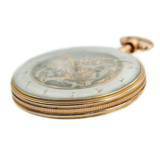 Swiss extremely rare skeletonized repeating watch Circa 1815