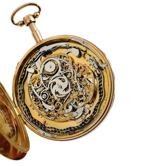 Swiss extremely rare skeletonized repeating watch Circa 1815 Swiss extremely rare skeletonized repeating watch Circa 1815