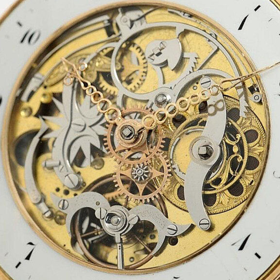 Swiss extremely rare skeletonized repeating watch Circa 1815 Swiss extremely rare skeletonized repeating watch Circa 1815