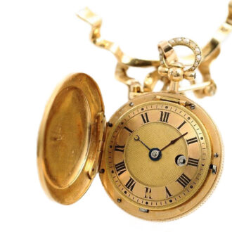 Swiss half pearl-studded lady's pendant watch Circa 1820 Swiss half pearl-studded lady's pendant watch Circa 1820