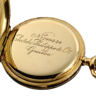 Swiss small Geneva gold enamel pendant watch Circa 1892