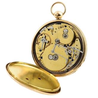 Swiss repeating pocket watch with musical movement Circa 1830 Swiss repeating pocket watch with musical movement Circa 1830