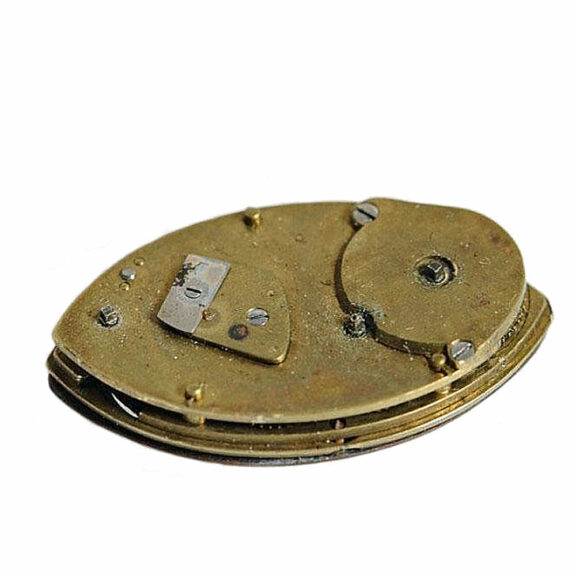 French pearl set gold enamel pendant with watch Circa 1820 French pearl set gold enamel pendant with watch Circa 1820