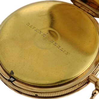 German 18k gold dead centre seconds lever watch Circa 1810