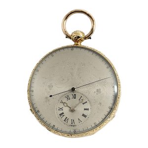 German remarkable watch with early duplex escapement Circa 1840