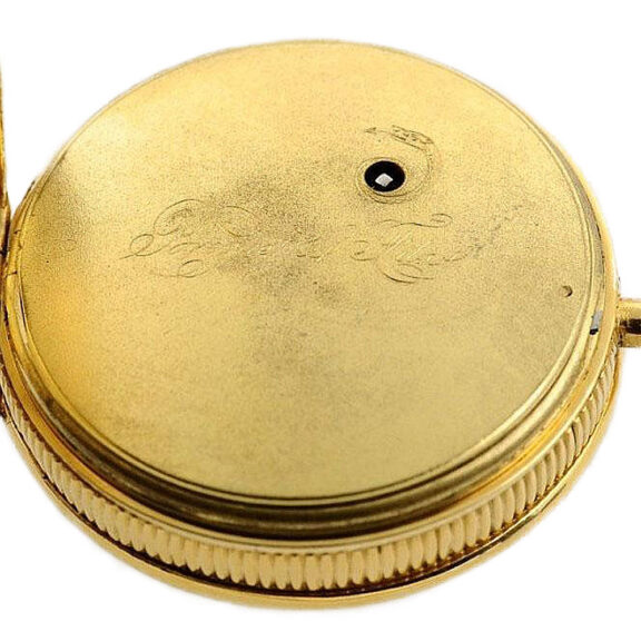 Swiss quarter repeater with jacquemarts automaton Circa 1810 Swiss quarter repeater with jacquemarts automaton Circa 1810