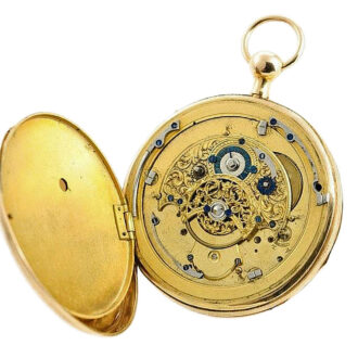 Swiss quarter repeater with jacquemarts automaton Circa 1810