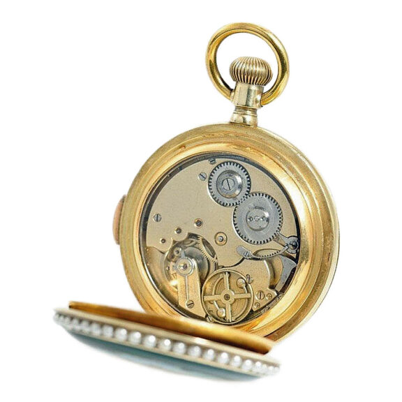 Swiss silver quarter repeating hunting cased watch Circa 1890 Swiss silver quarter repeating hunting cased watch Circa 1890