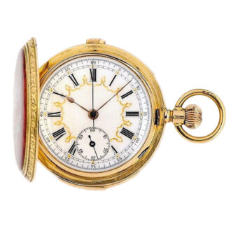 Gold repeater with chronograph for Chinese market Circa 1880