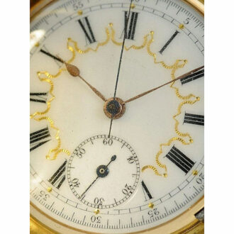 Gold repeater with chronograph for Chinese market Circa 1880
