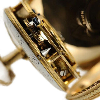 German verge pocket watch with pastoral scene Circa 1780 German verge pocket watch with pastoral scene Circa 1780