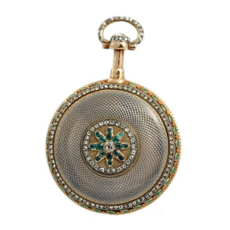 French rare quarter repeating "à toc" pocket watch Circa 1775