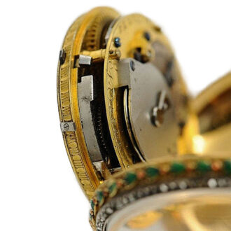 French rare quarter repeating "à toc" pocket watch Circa 1775