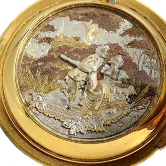 French watch with concealed erotic automaton Circa 1780