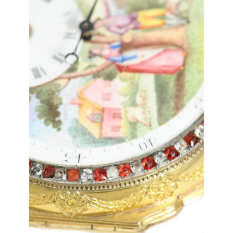 French watch with concealed erotic automaton Circa 1780