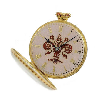English gold enamel watch of historical interest Circa 1841
