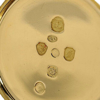 English gold enamel watch of historical interest Circa 1841