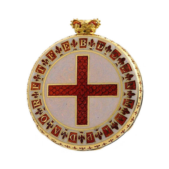 English gold enamel watch of historical interest Circa 1841 English gold enamel watch of historical interest Circa 1841