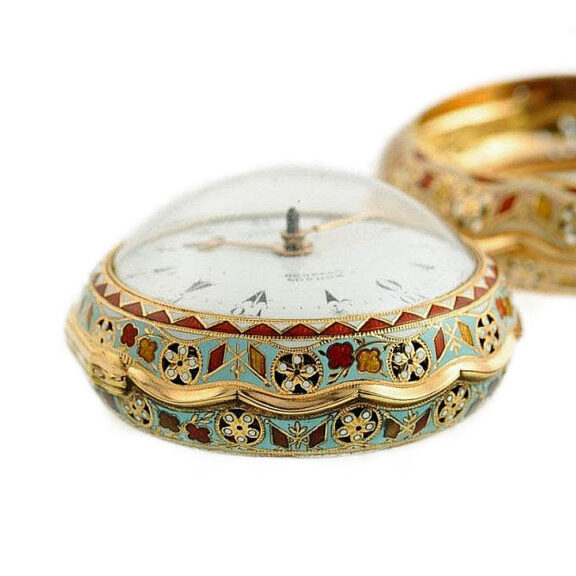 Exquisite English gold quarter striking verge watch Circa 1815 Exquisite English gold quarter striking verge watch Circa 1815