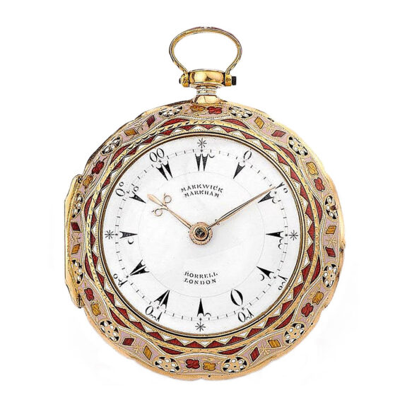 Exquisite English gold quarter striking verge watch Circa 1815 Exquisite English gold quarter striking verge watch Circa 1815