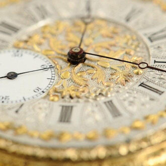 French gold enamel watch with duplex escapement Circa 1860