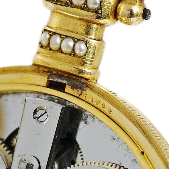 Swiss pearl set pocket watch for Chinese market Circa 1835 Swiss pearl set pocket watch for Chinese market Circa 1835