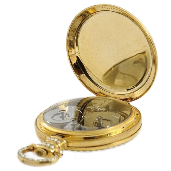 Swiss pearl set pocket watch for Chinese market Circa 1835 Swiss pearl set pocket watch for Chinese market Circa 1835